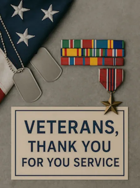 Veterans thank you for your service